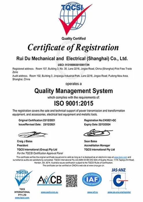 Certification Of Ground Grid Tester Certification Of Ground Grid Tester